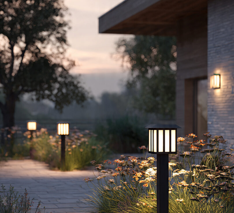Solar-Powered Garden & Security Lights in Ghana