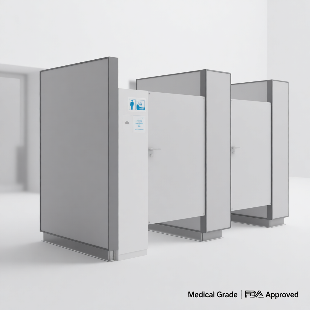 Office Restroom Partitions & Hygiene Signage