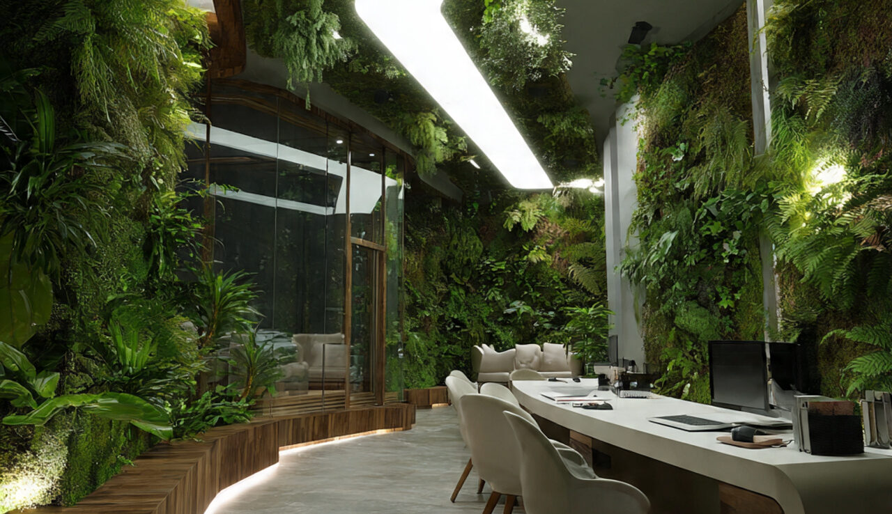 Luxury Green Installations That Redefine Work & Wellness