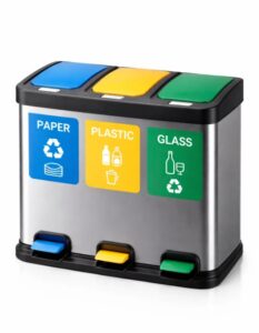 3-Colour Recycle Bins