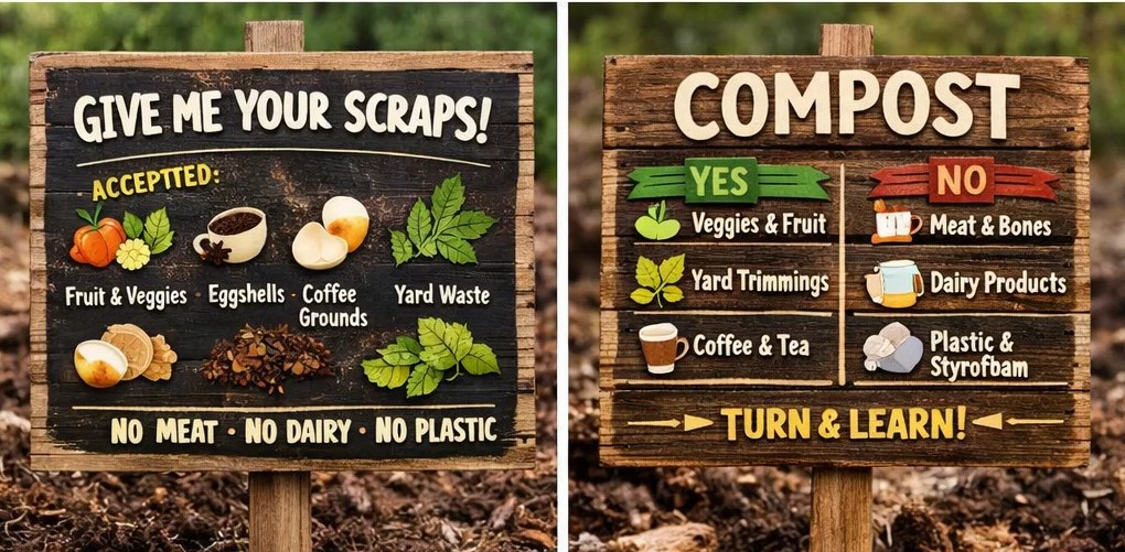 Compost Bin Labels