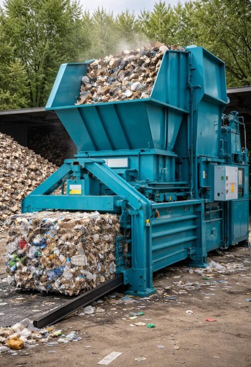 waste compactor machine