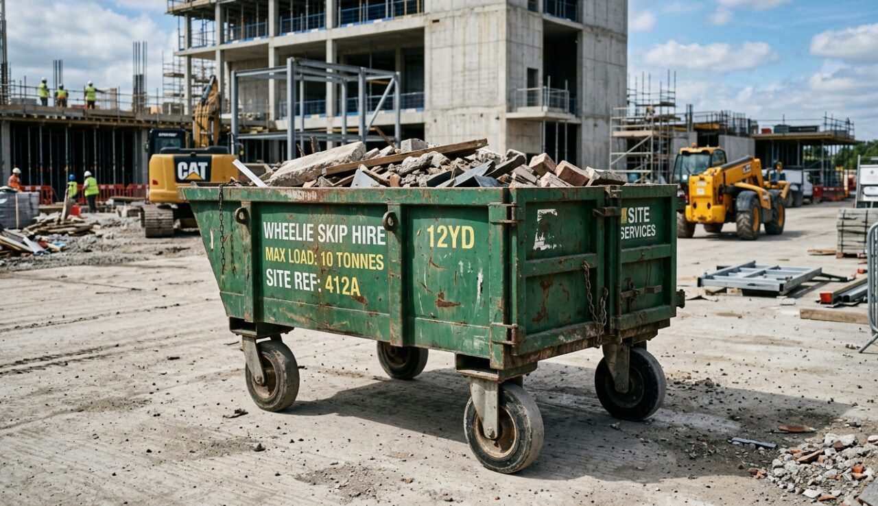 Mobile Heavy Duty Waste Skip Bins